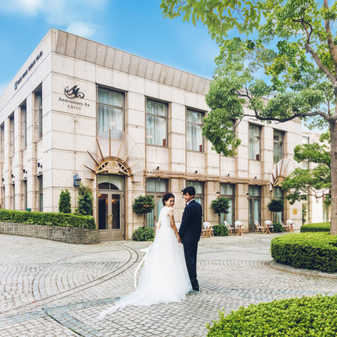 アニバーサリーアン恵比寿　外観　新郎新婦